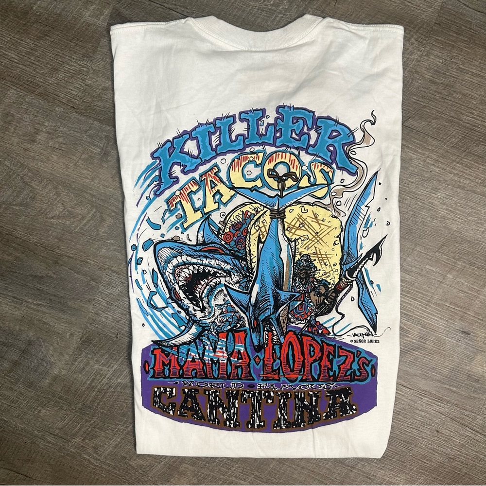 Senor Lopez Killer Tacos Tee size Large NWT